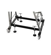 AX7 Set of Four Parking Jacks for Scaffold and Work Platform Stability, Heavy Duty Support Accessory for Secure Positioning, Safer Parking and Industrial Access Applications